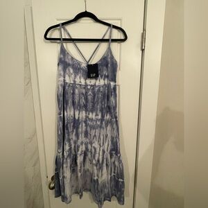 brand new, gap, tie dyed dress